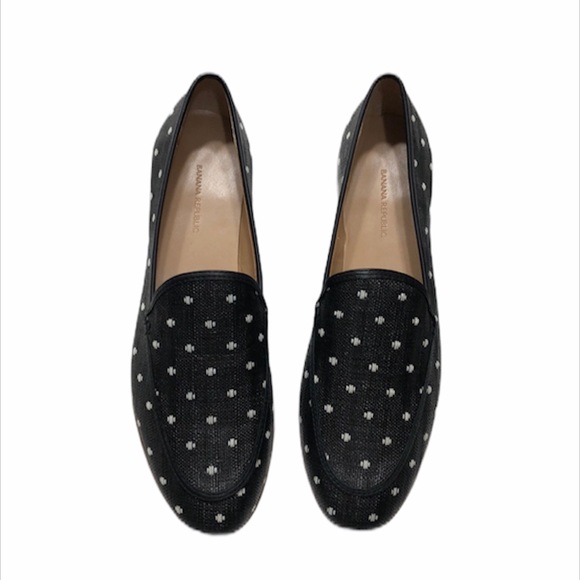 Banana Republic Shoes - New Banana Republic Black Woven Loafers
